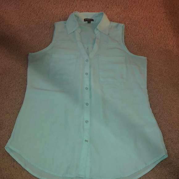 Express Tops - XS Sleeveless Button Down Blouse